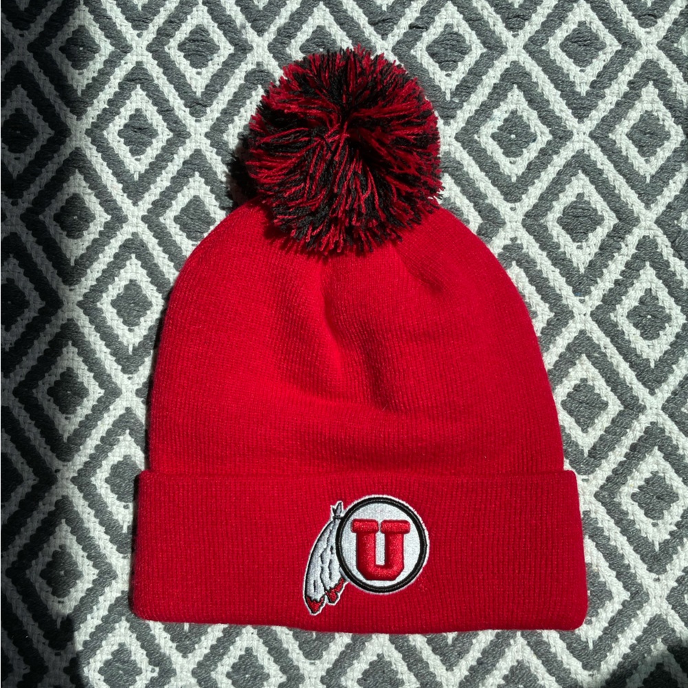 Utah Utes Pom Pom Winter Beanie